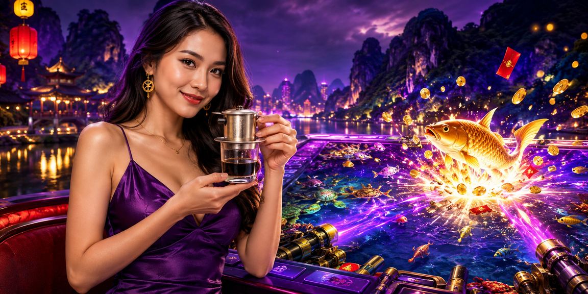 Người dùng Ninh Bình khám phá game bắn cá trực tuyến tại quán cà phê